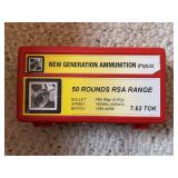 New Generation Ammunition 7.62 TOK 50 Round Box