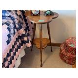 Wooden Cloverleaf Parlor Table