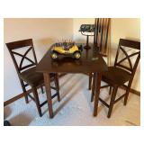 Drop Leaf Table and Two Chairs