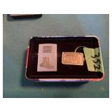 Zippo 1996 Limited Edition Collection Lighter and Key Chain Set
