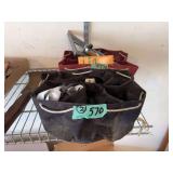 Two Canvas Tool Totes with Various Tools
