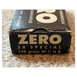 Zero Bullet Co. .38 Special 148 Grain WCHB Ammunition