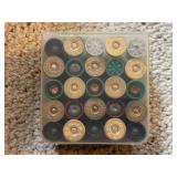 Mixed Lot of Various 12 Gauge Shotgun Shells in Container