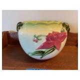 Hull Pottery Magnolia Pattern Two-Handled Vase, Marked W7-5