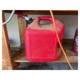 Two Plastic Gasoline Containers