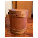 Wooden Bucket with Lid