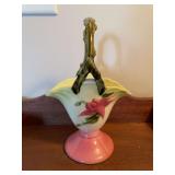 Hull Pottery U.S.A. Art Pottery Basket Vase