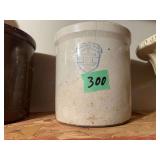 Huntingburg Pottery Co. Stoneware Jar