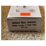 White Box Ammo 9MM Largo 115gr FMJ Centerfire Cartridges