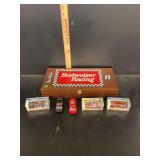 Racing Collectables Diecast Stock Car Set with Budweiser Racing Display Box