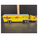 Eddie & Ercie Hill 1993 NHRA Top Fuel Champions Pennzoil Diecast Semi Truck