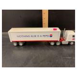 Pepsi Semi-Truck Toy with Trailer