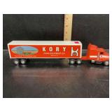 Kory Farm Equipment Division Semi Truck Toy Ertl