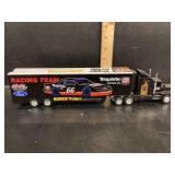 Cale Yarborough Motorsports TropArtic Motor Oil Diecast Semi Truck and Trailer
