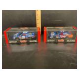 Lot of Two Quartzo 1/43 Scale Die-Cast NASCAR Stock Cars