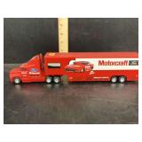 Motorcraft Ford Bob Glidden Racing Diecast Semi Truck and Trailer