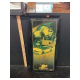 Burger King Racing Steve Park NASCAR Wall Clock