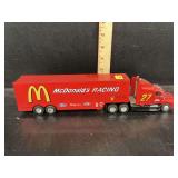 McDonald's Racing Diecast Semi Truck Model