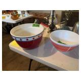 Set of Two Decorative Ceramic Bowls