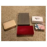 Assorted Jewelry Storage Boxes