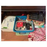 Assorted Household Items and Textile Rug Lot