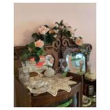 Assorted Decorative Glassware and Collectibles (Contents Only)