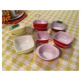 Assorted Pyrex Glass Bowls, Multi-Colored Set