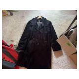 East 5th Black Textured Coat