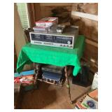 Dual Cassette Stereo System with AM/FM Receiver and Speaker