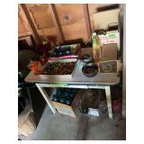 Metal Top Table (No Contents)