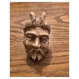 Carved Stone Figural Head Sculpture