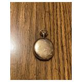 Waltham Gold-Tone Pocket Watch with Floral Engraving