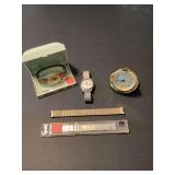 Collection of Wristwatches and Watch Bands including Timex, Pulsar, and Seiko