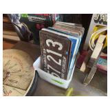 Collection of Illinois License Plates