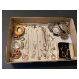 Assorted Costume Jewelry Collection with Concho Belts
