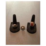 Collection of Three Metal Rings
