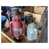 Collection of Four Kerosene Lanterns