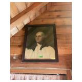 George Washington Portrait Print in Frame