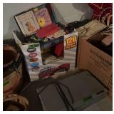 Sylvania DVD/VCR Player and Assorted Craft Supplies Lot