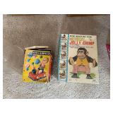 Battery Operated Musical Jolly Chimp and Bubble Blowing Boy Toys with Boxes