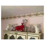 Assorted Glassware and Decorative Figurine Collection