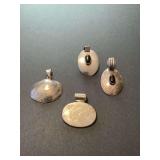Assorted Sterling Silver Jewelry Lot Including Earrings and Pendants
