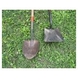 Union Fork & Hoe Co. Razor-Back Shovel and D-Handle Spade