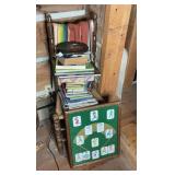 Books, Chair, Blanket, Coca-Cola Bottle Shaped Thermometer