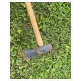 Single-Bit Felling Axe with Wooden Handle