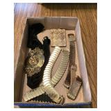 Collection of Metal Fashion Belts and Accessories