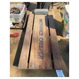 Wooden Mechanics Creeper with Padded Headrest