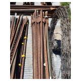 Assorted Steel T-Posts, (25)