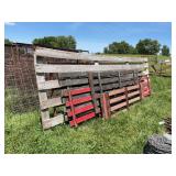 Assorted Wooden and Metal Livestock Panels