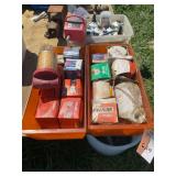 Assorted Automotive Oil Filters and Filtration Components
